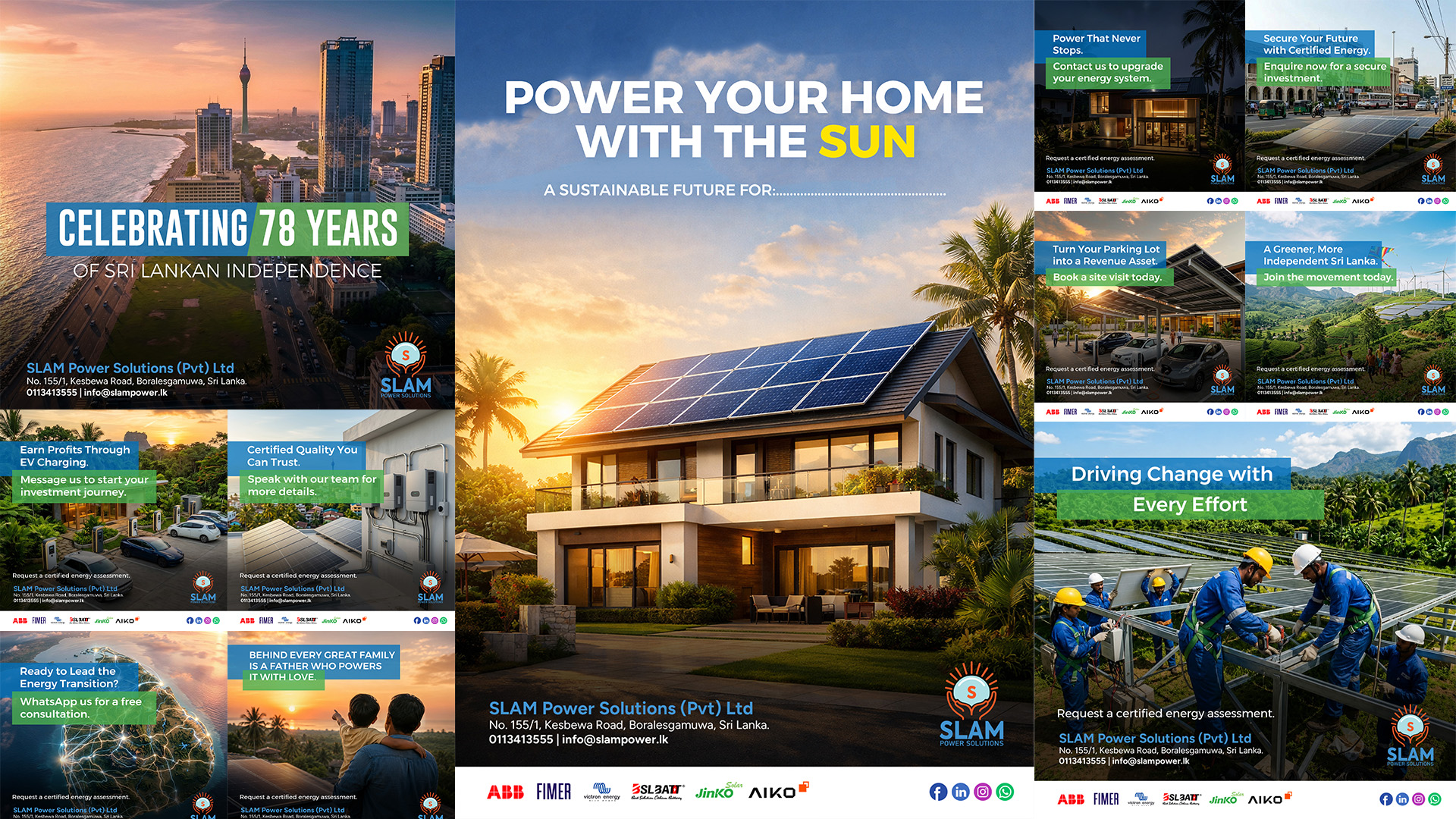 SLAM Power Sri Lanka Social Media Designs